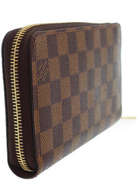 Louis Vuitton Zippy Damier Round Zipper Long Wallet
